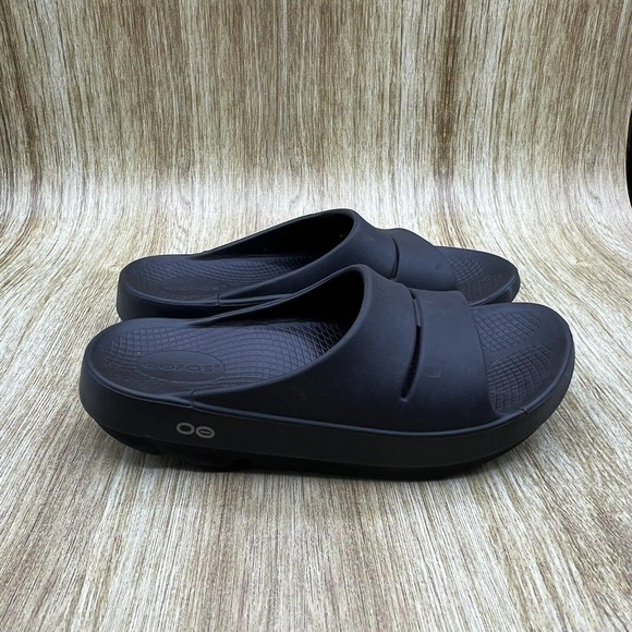 OOFOS Shoes - Oofos Ooriginal Slide Recovery Sandals Womens Size 8 Black Comfort Shoes